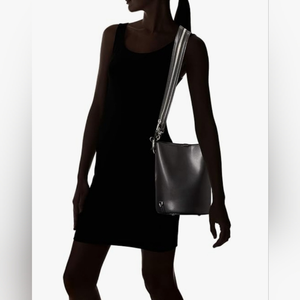 NWOT Calvin Klein Black Backpack Sleek Minimalist Design - Picture 4 of 9